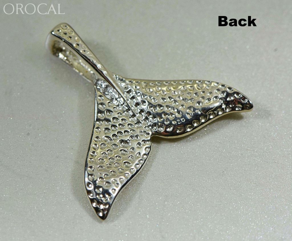 Gold Nugget Pendant Whales Tail - Sterling Silver Special Pwt43Lnss Hand Made Jewelry Specials