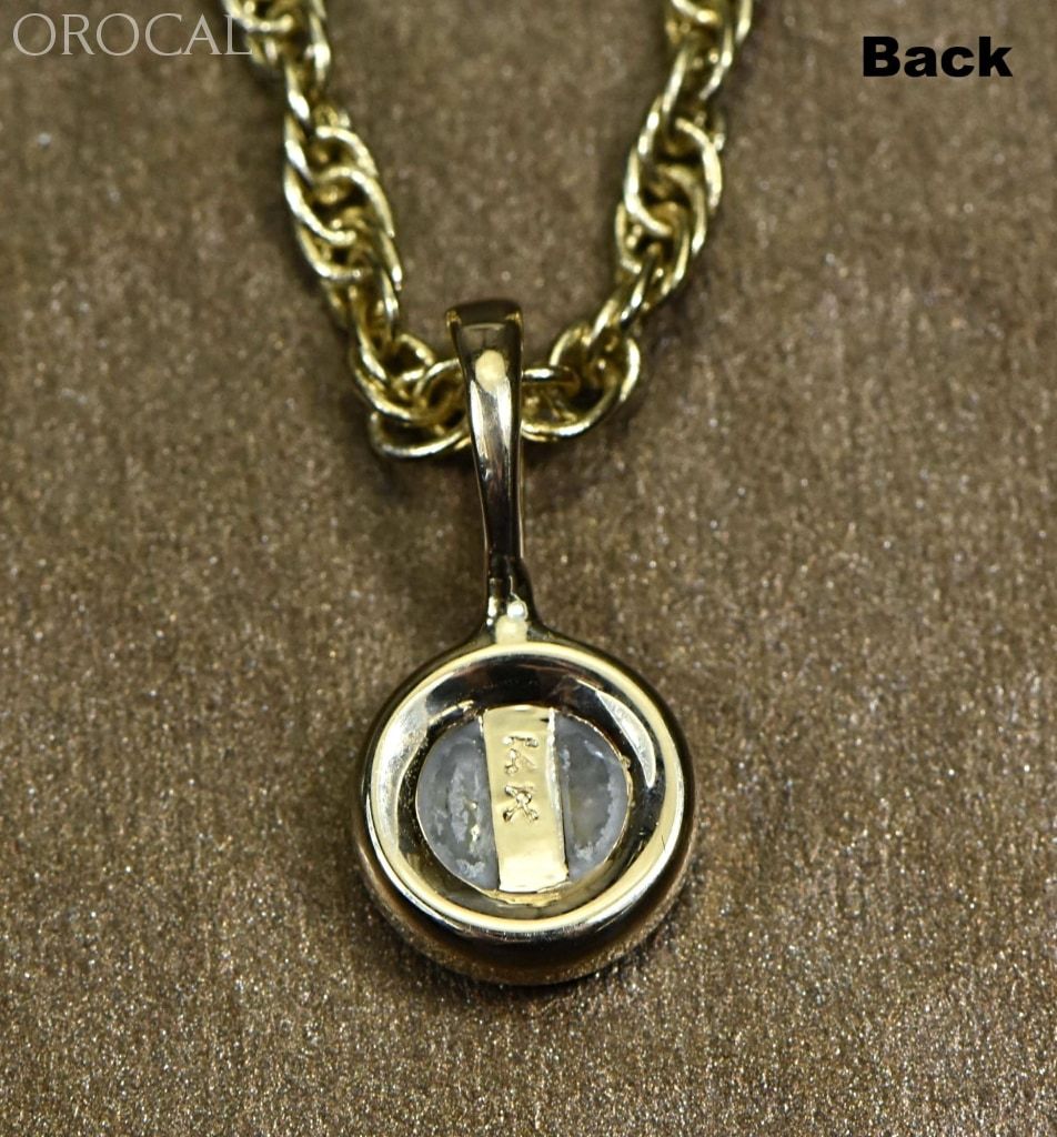 Gold Quartz Pendant Orocal Pbz6Mmqx Genuine Hand Crafted Jewelry - 14K Yellow Casting