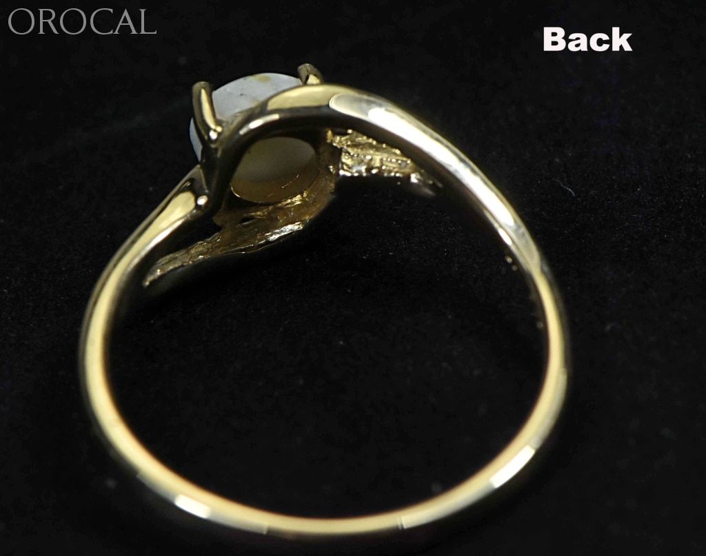 Gold Quartz Ring Orocal Rl696Q Genuine Hand Crafted Jewelry - 14K Casting