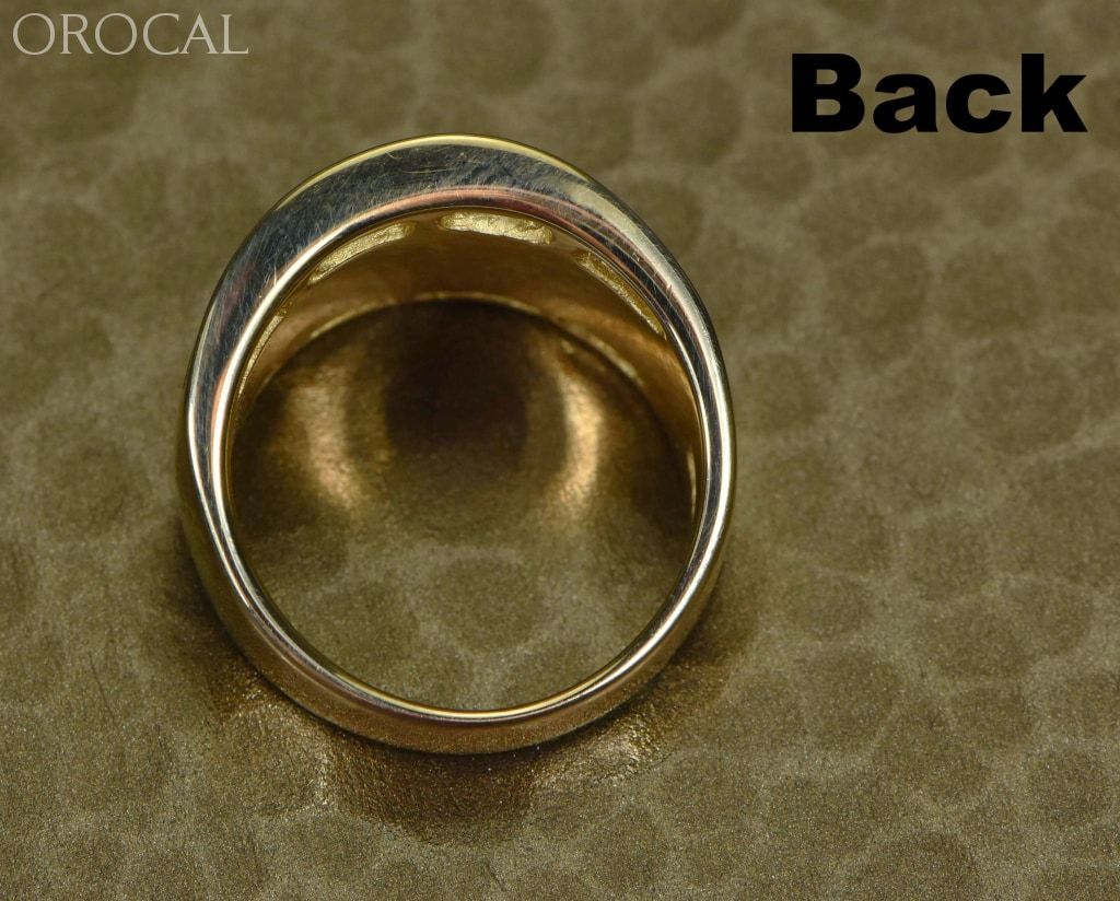 Gold Quartz Ring Orocal Rl892D60Q Genuine Hand Crafted Jewelry - 14K Casting