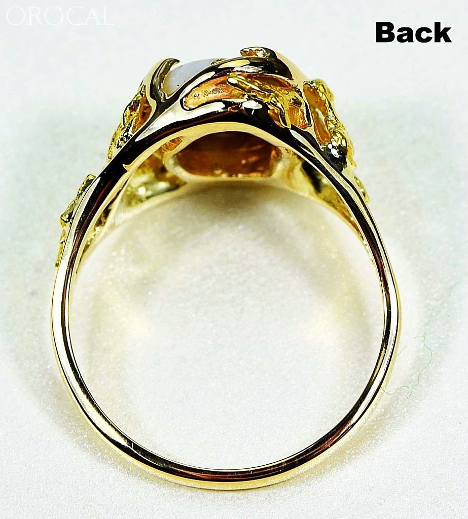 Gold Quartz Ring Orocal Rl958Q Genuine Hand Crafted Jewelry - 14K Casting