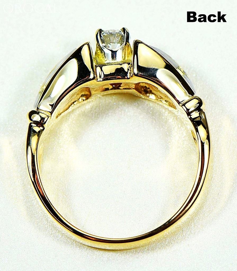 Gold Quartz Ring Orocal Rl988Dqe Genuine Hand Crafted Jewelry - 14K Casting