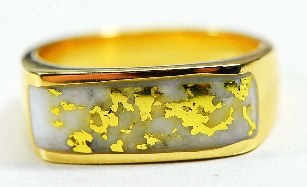 Gold Quartz Ring Orocal Rm567Q Genuine Hand Crafted Jewelry - 14K Casting