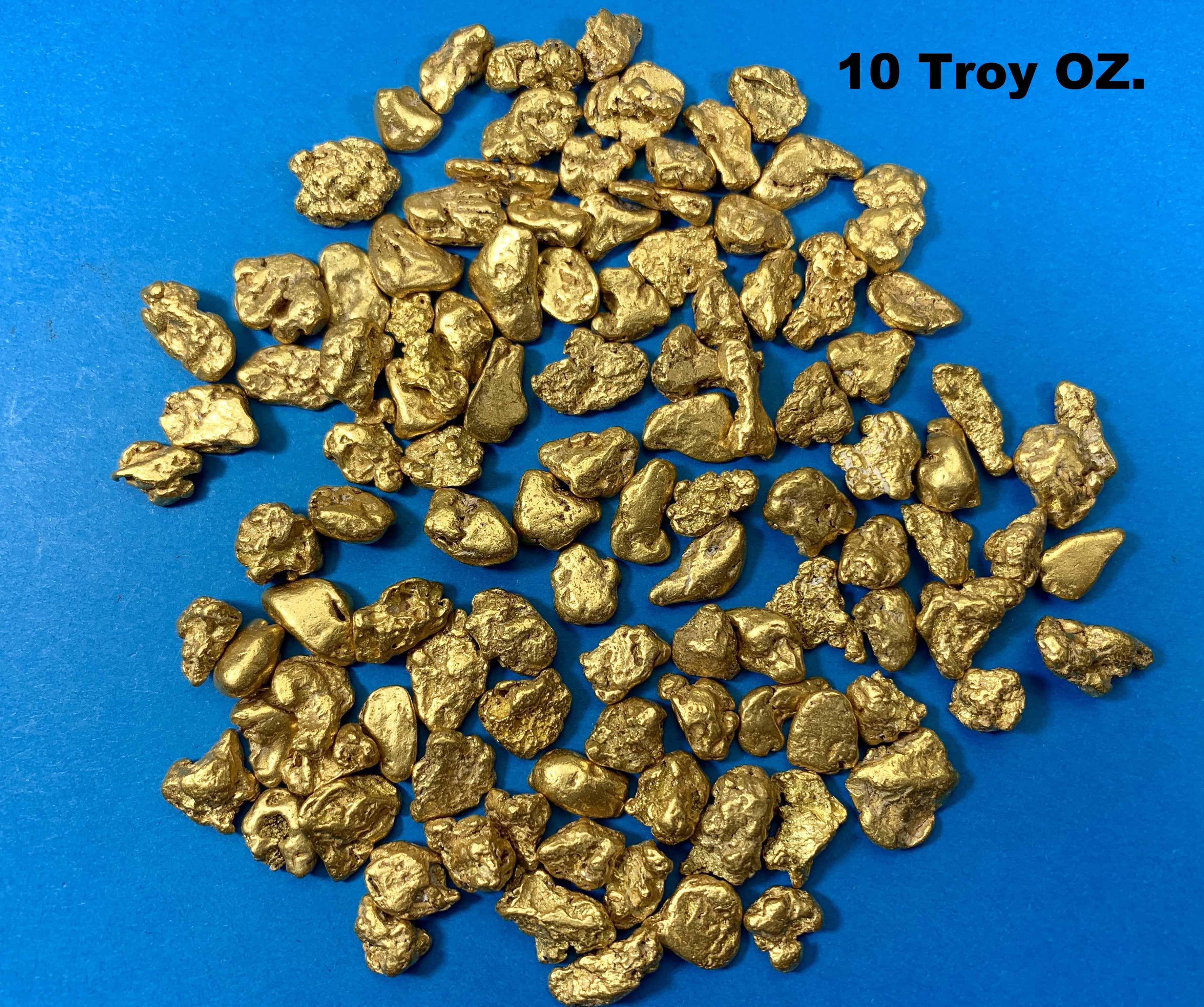 Alaskan BC Natural Gold Nugget 311.00 Gram lot of 2 to 5 gram Nuggets Genuine 10 Troy Oz B&C